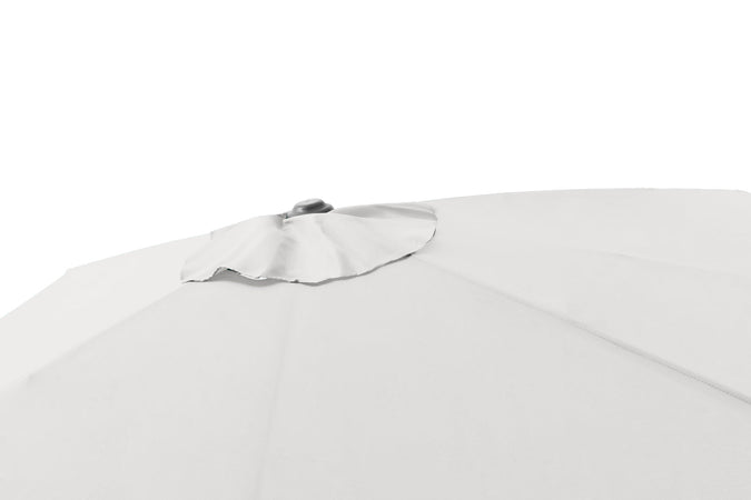 Ombrellone palo centrale "Ombra" in acciaio verniciato a polvere per giardino e balcone Ø 3 mt