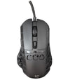 Mouse Ottico Gaming LED RGB con Cavo USB 7200 dpi Nero, ECTOR