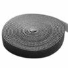Rotolo di Feltro Adesivo Gestione cavi Lunghezza 10m Larghezza 20mm Nero