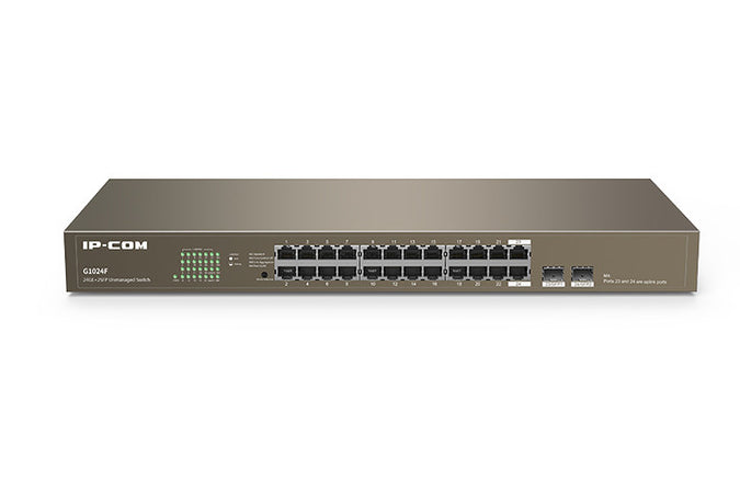 Switch Ethernet Gigabit 24 Porte+2 porte SFP Layer 2 Unmanaged