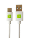 Cavo USB A Maschio 2.0 / USB-C&trade Maschio 2m Bianco