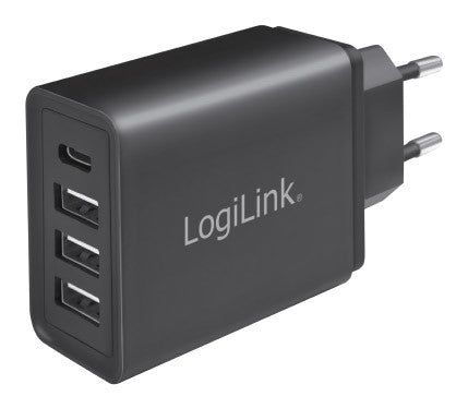 Caricatore da Muro a 4 porte con USB-C&trade 27W