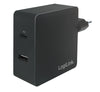 Caricatore da Muro USB-C&trade e USB tipo A 65W Nero