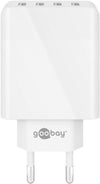 Caricatore da Muro USB a 4 vie 30W Bianco