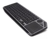 Tastiera Wireless Dual Mode Bluetooth & 2.4G per Smart TV Retroilluminata con Touchpad