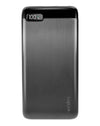Power Bank 10000 mAh 2x USB-A 1x USB-C&trade con Display PD e QC Nero