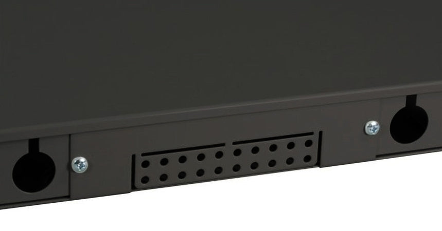 Box Ottico Versione Scorrevole 1U Senza Pannello Frontale Nero