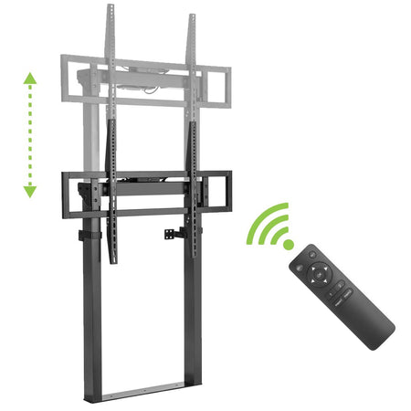 Supporto TV Motorizzato da Parete con Altezza Regolabile per TV da 55-100'' con Telecomando
