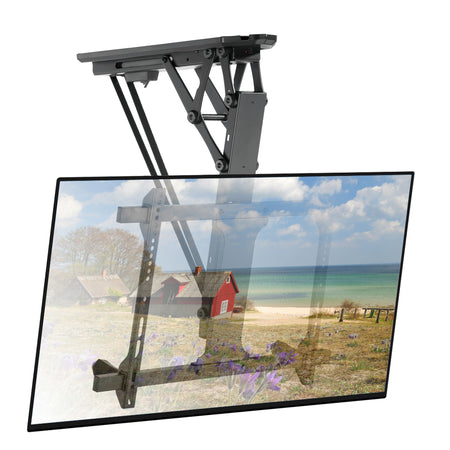 Supporto TV da Soffitto Inclinabile Motorizzato Integrazione Smart Home per TV da 32 a 70''