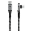 Cavo USB-C&trade Maschio Angolato a USB-C&trade Dritto 0,5m