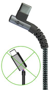Cavo USB-C&trade Maschio Angolato a USB-C&trade Dritto 0,5m