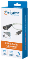 Convertitore Adattatore Manhattan da USB a Seriale 45cm in Blister