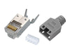 Plug per Cat. 5 e 6 STP con Guida e Copriconnettore