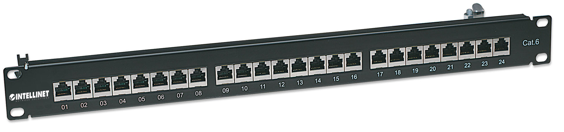 Pannello Patch STP 24 posti RJ45 Cat. 6