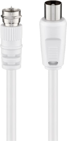 Cavo Antenna TV F/IEC M/M 1,5 mt