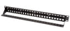 Pannello Patch 48 Posti 1HE Keystone Slim Senza Frutti Nero