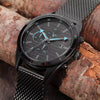Orologio SECTOR uomo serie 770 cronografo acciaio mesh nero