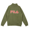 FILA Felpa Leggera Collo Alto Uomo Udell Deep Lichen Green da uomo