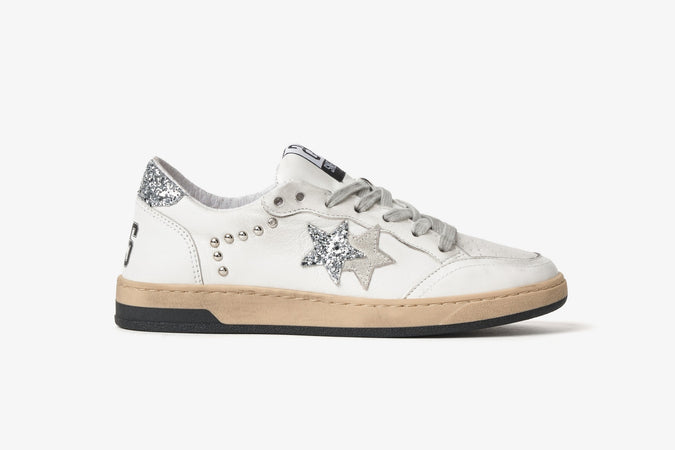 2Star sneakers donna Week star bianco argento 2SD5028 064