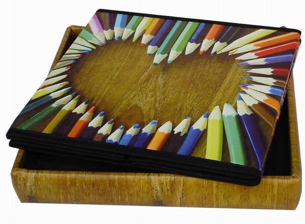 Biscottini Biscottini Pouf Contenitore Pieghevole 32x32x32 Ecopelle Cuore Multiuso Casa