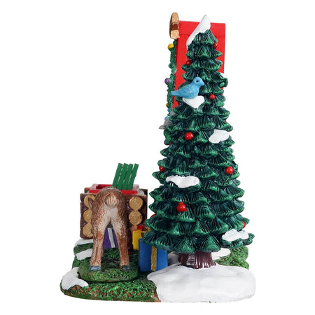 Countdown 'Til Christmas, accessorio per villaggio di Natale in poliresina