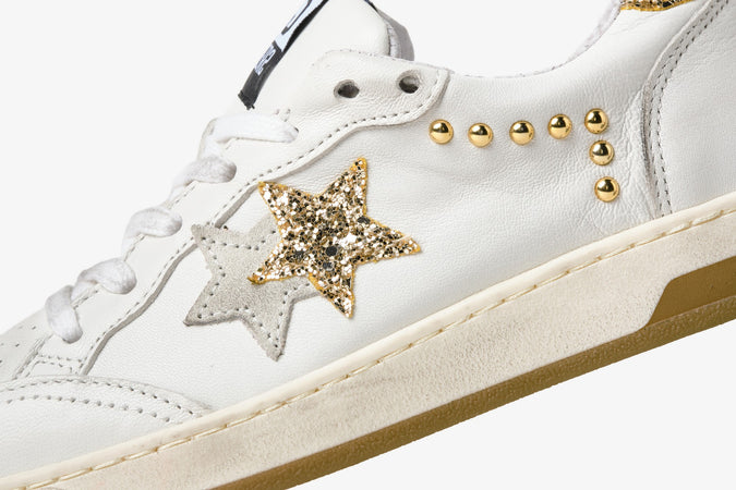 2Star sneakers donna Week star bianco oro 2SD5029 074