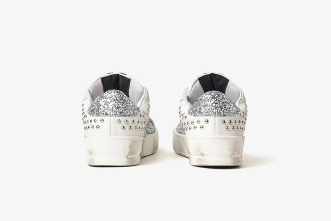 2Star sneakers donna Enjoy star bianco argento 2SD5078 064