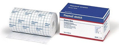 Fascia autoadesiva ipoallergenica fixomull stretch per fissaggio cateteri m 10 x 5 cm
