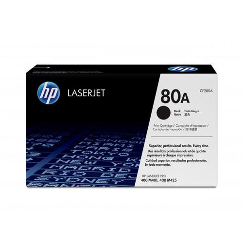 HP TONER NERO PER M401/M425 2700PAG, 80A