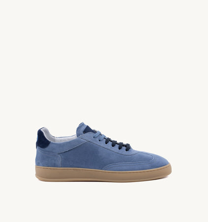 Soldini sneakers uomo Akira Amalfi scamosciata lago blu 80000ASL2