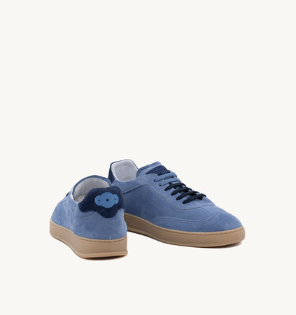 Soldini sneakers uomo Akira Amalfi scamosciata lago blu 80000ASL2