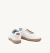 Soldini sneakers uomo Akira Vieste in pelle bianco taffy 80000VSL2