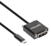 Cavo Adattatore USB-C&trade Maschio a DVI Maschio 2m Nero
