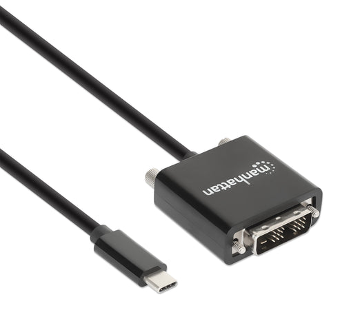 Cavo Adattatore USB-C&trade Maschio a DVI Maschio 2m Nero