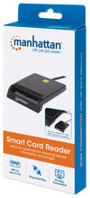 Lettore/Scrittore di Smart Card USB Compatto Nero
