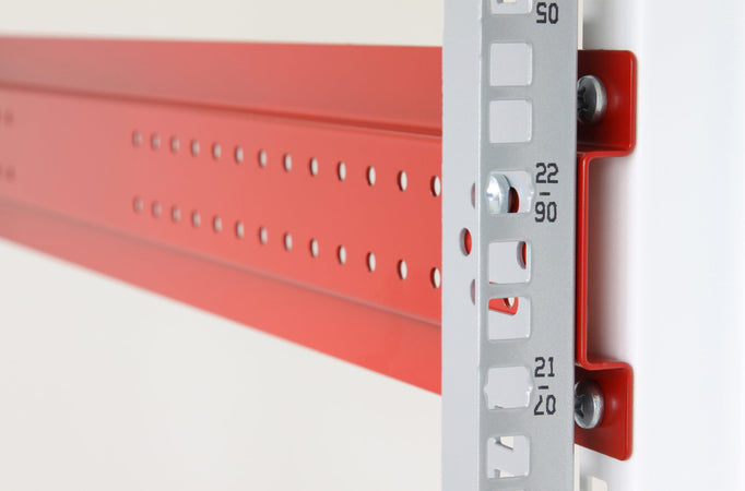 Armadio Server Rack 19'' 600x1000 27 Unita' Bianco serie IdealNET
