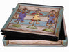 Biscottini Pouf contenitore richiudibile in ecopelle pupazzi Praticissimo 32x32x32