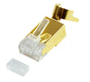 Plug Modulare Dorato RJ45 CAT.8.1/CAT.6A 10pz