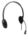 Cuffia Stereo On Ear USB con Microfono Cavo 1.5m Nero