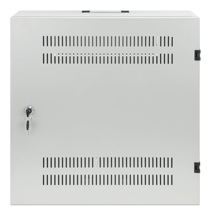 Armadio 19'' a muro a basso profilo con montanti orizzontali 4U e verticali 2U