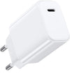 Caricabatterie USB-C&trade 25W Ricarica Rapida Bianco