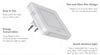 Luce Notturna LED Quadrata con Sensore Crepuscolare Bianco Caldo