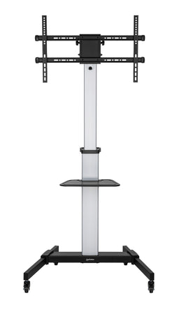 Carrello TV 37''-86'' Multimediale in Alluminio Regolabile in Altezza