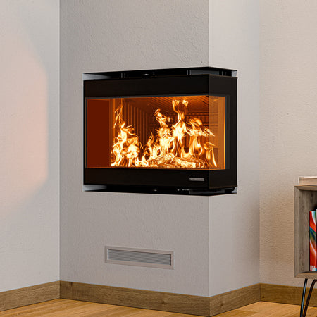 Thermorossi Termocamino a Legna Panorama Angolare 10,7 kW