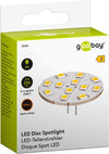 Faretto Led a Disco 12LED SMD G4 5050 2W 230lm Bianco Caldo, Classe E