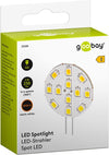 Lampada 12LED SMD G4 5050 2W 230lm Bianco Caldo, Classe E