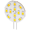Lampada 12LED SMD G4 5050 2W 230lm Bianco Caldo, Classe E