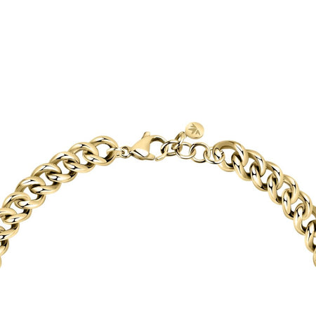 Collana MORELLATO donna Unica dorata pavé - 42 cm