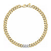Collana MORELLATO donna Unica dorata pavé - 42 cm