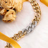 Collana MORELLATO donna Unica dorata pavé - 42 cm